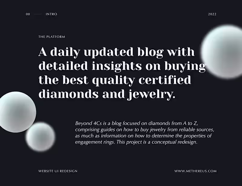 Cover image for (Concept) Beyond 4Cs - Web UI Redesign & Branding