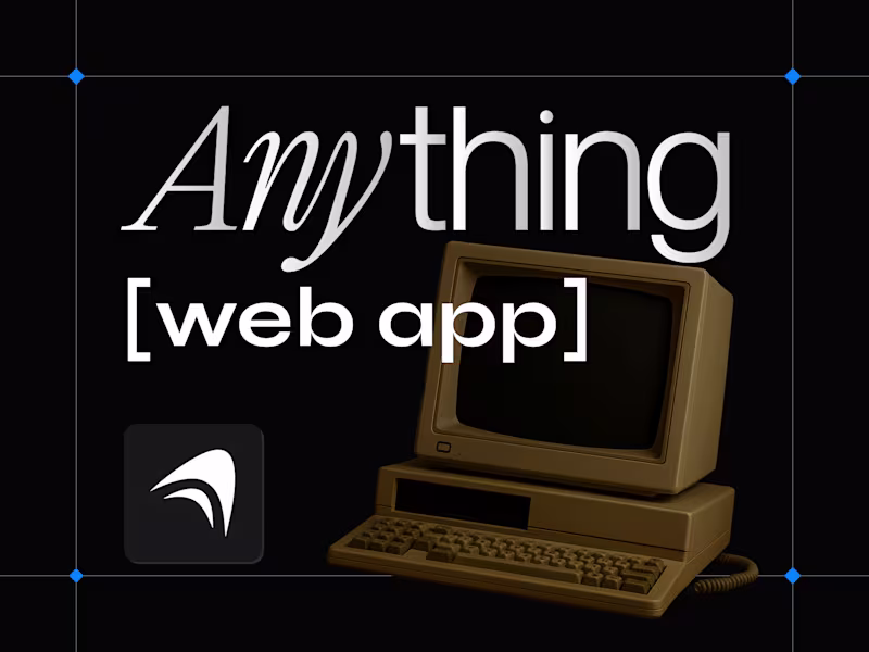 Cover image for Anything | Web App Development