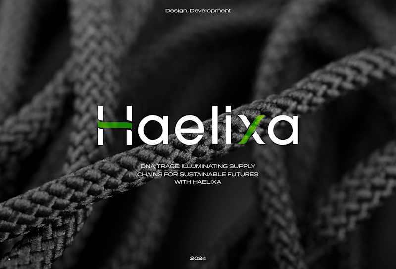 Cover image for Haelixa - design website for technology company 
