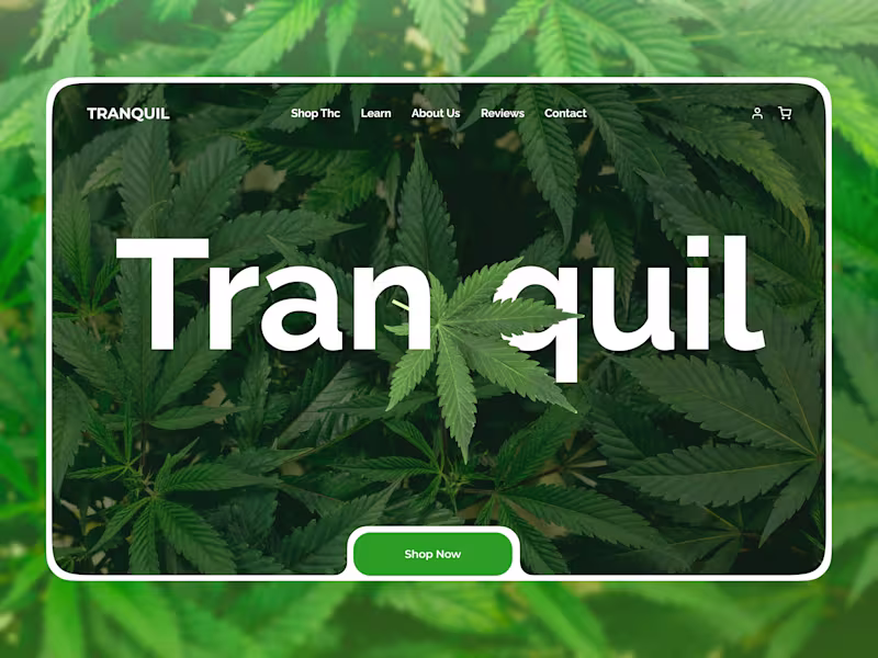 Cover image for Tranquil E-commerce Website Design