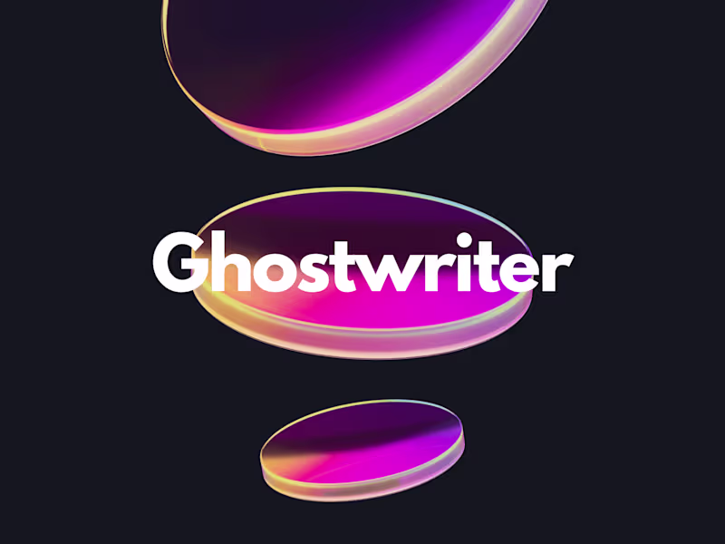 Cover image for Expert Ghostwriting and Editing Services