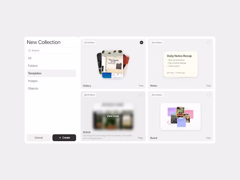 Cover image for Mind Box - Popup Create Knowledge | Design Component