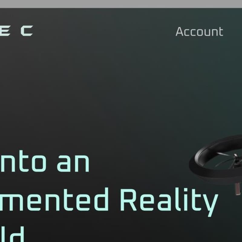 Cover image for Space C Drone selling landing page Design 