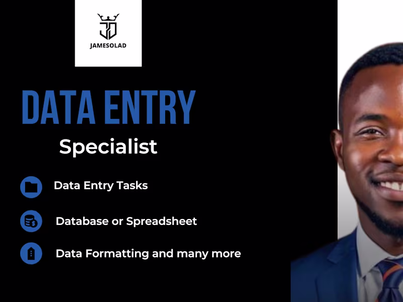 Cover image for I will do data entry and copy paste job