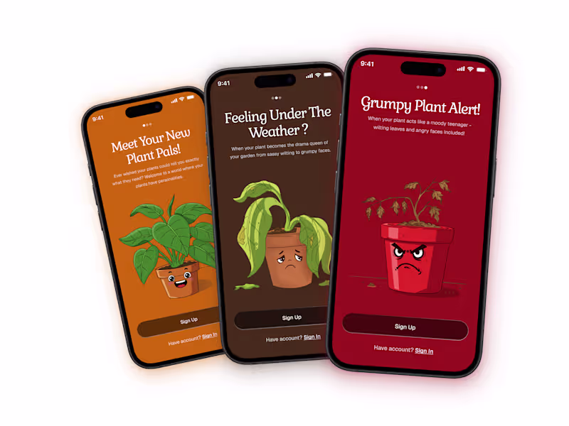 Cover image for Plant Pals - Mobile App Design