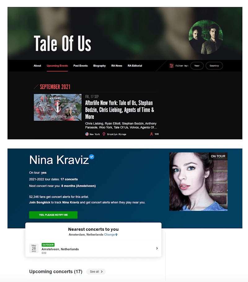 Cover image for Follow Artists UX Copy