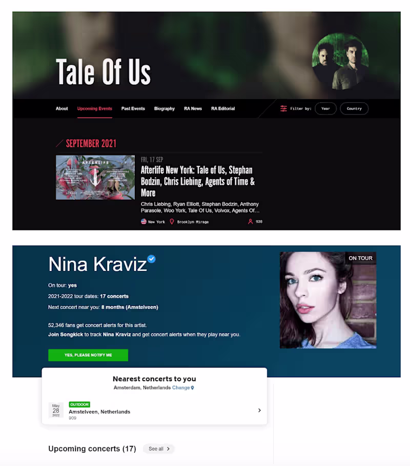 Cover image for Follow Artists UX Copy