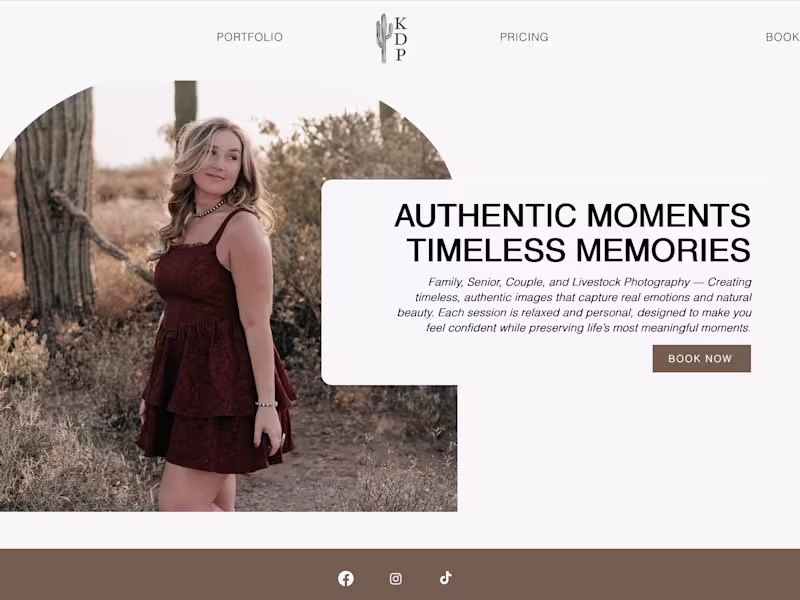 Cover image for Kayla Deann Photography Website Refresh
