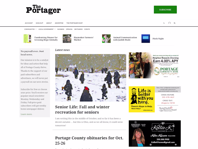 Cover image for The Portager