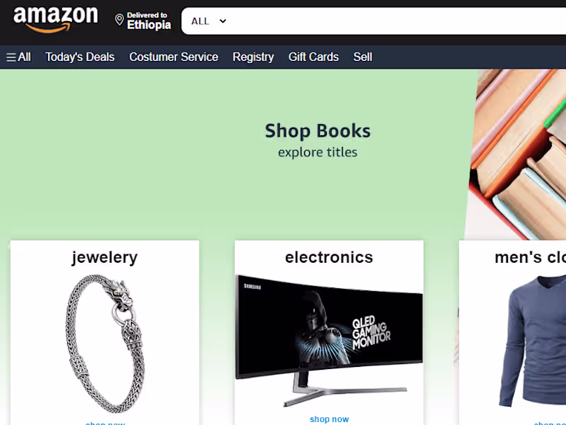 Cover image for Amazon Clone