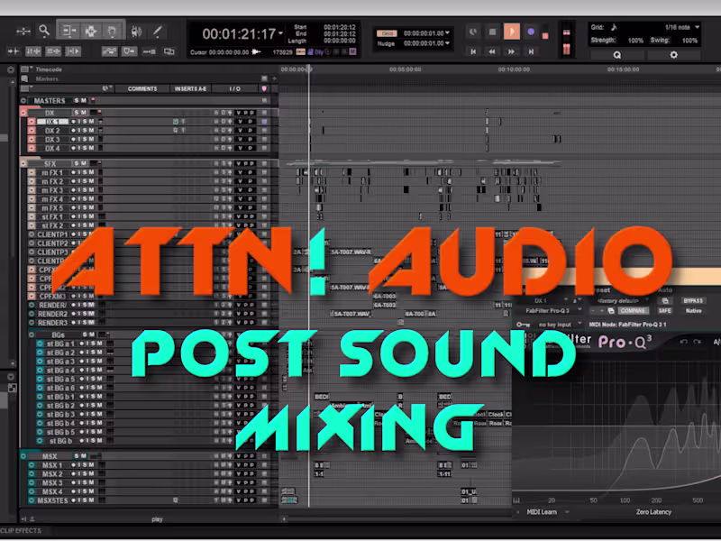 Cover image for Re-Recording Mixing / Post Sound Mixing