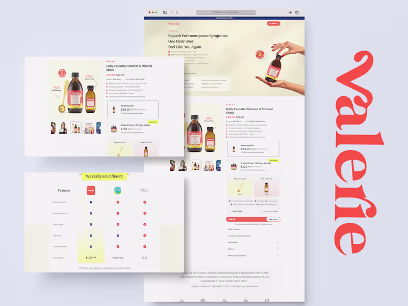 Cover image for Figma + Replo Landing Page Design