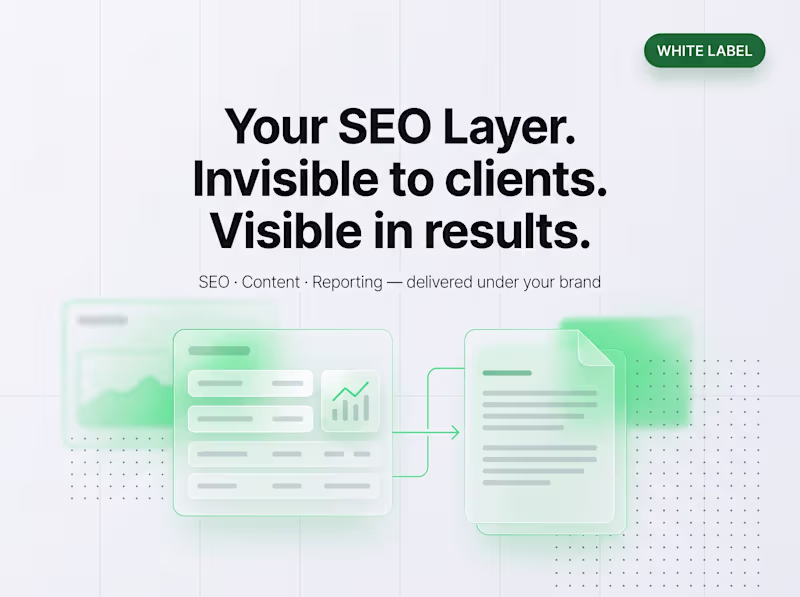 Cover image for White-Label SEO & Content Partner for Design Agencies