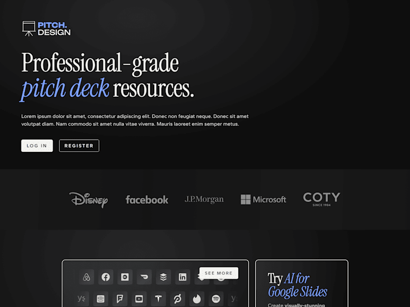 Cover image for Pitch Design: Framer Website