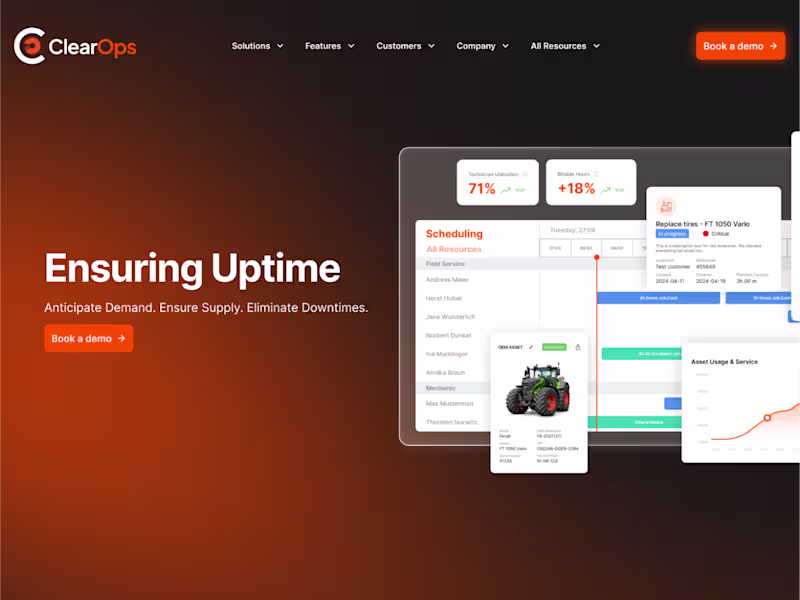 Cover image for Clearops Website Redesign & Migration to Webflow