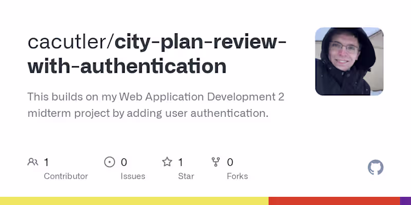 Cover image for City Plan Review with Authentication