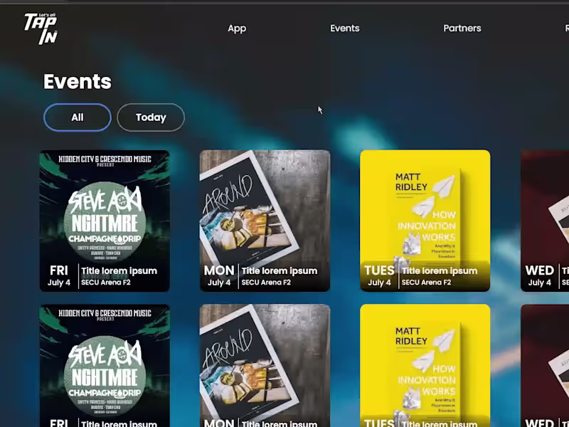 Cover image for Let's Tap In LLC - Ticketing Webpages