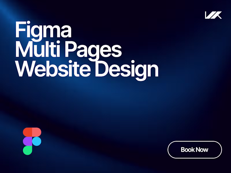 Cover image for Figma Multi Pages Website Design