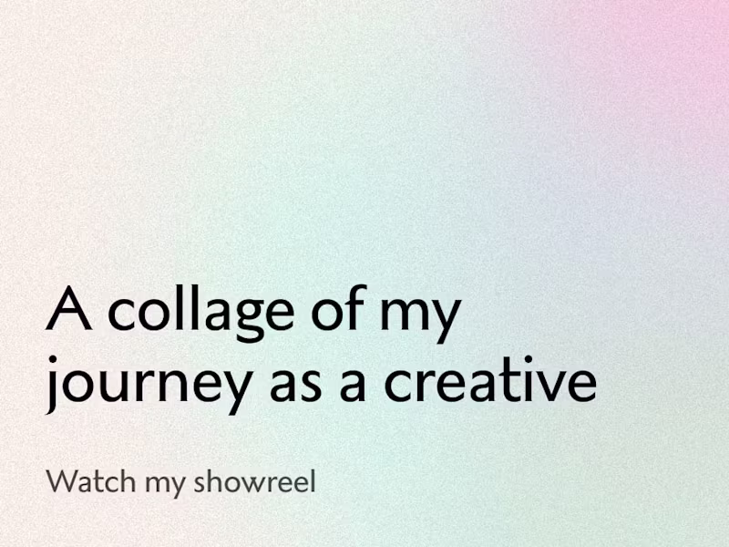 Cover image for Showreel 2022