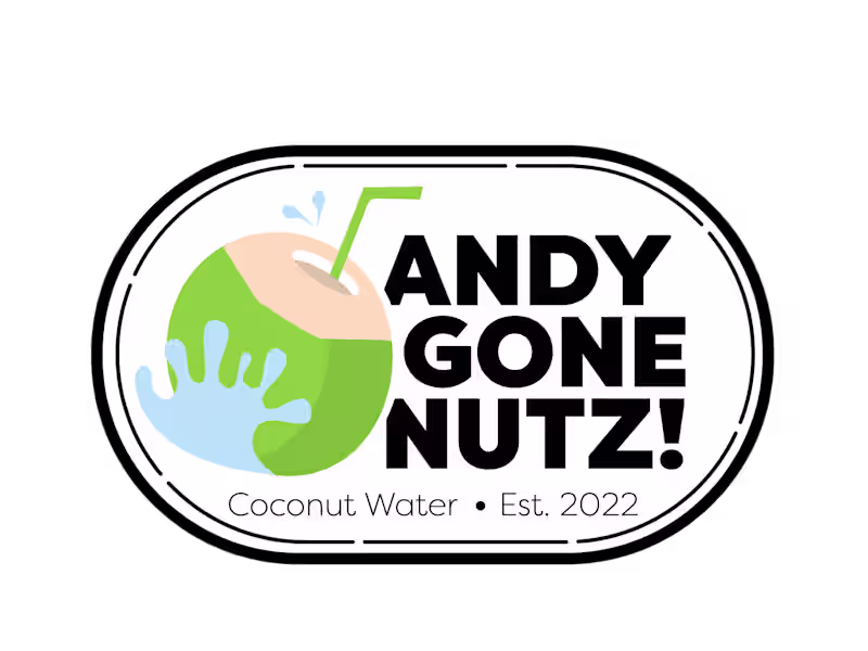 Cover image for Andy Gone Nutz! Coconut Water :: Behance