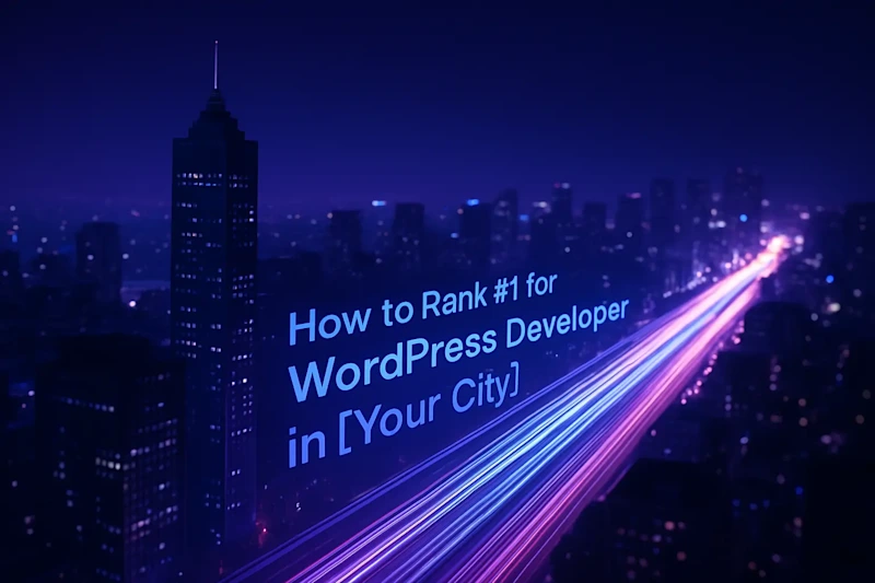 Cover image for How to Rank #1 for "WordPress Developer in [Your City]": A Local SEO Guide