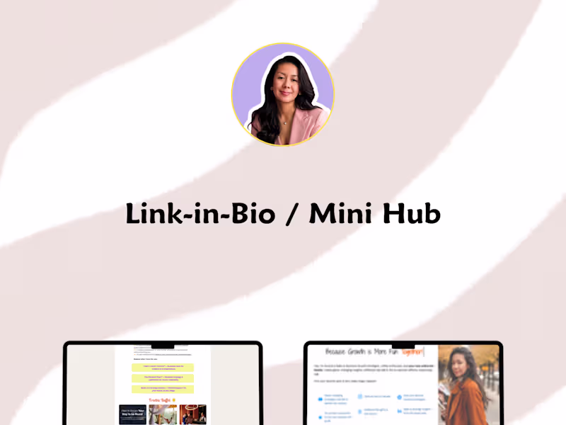 Cover image for Link-in-Bio Mini Hub