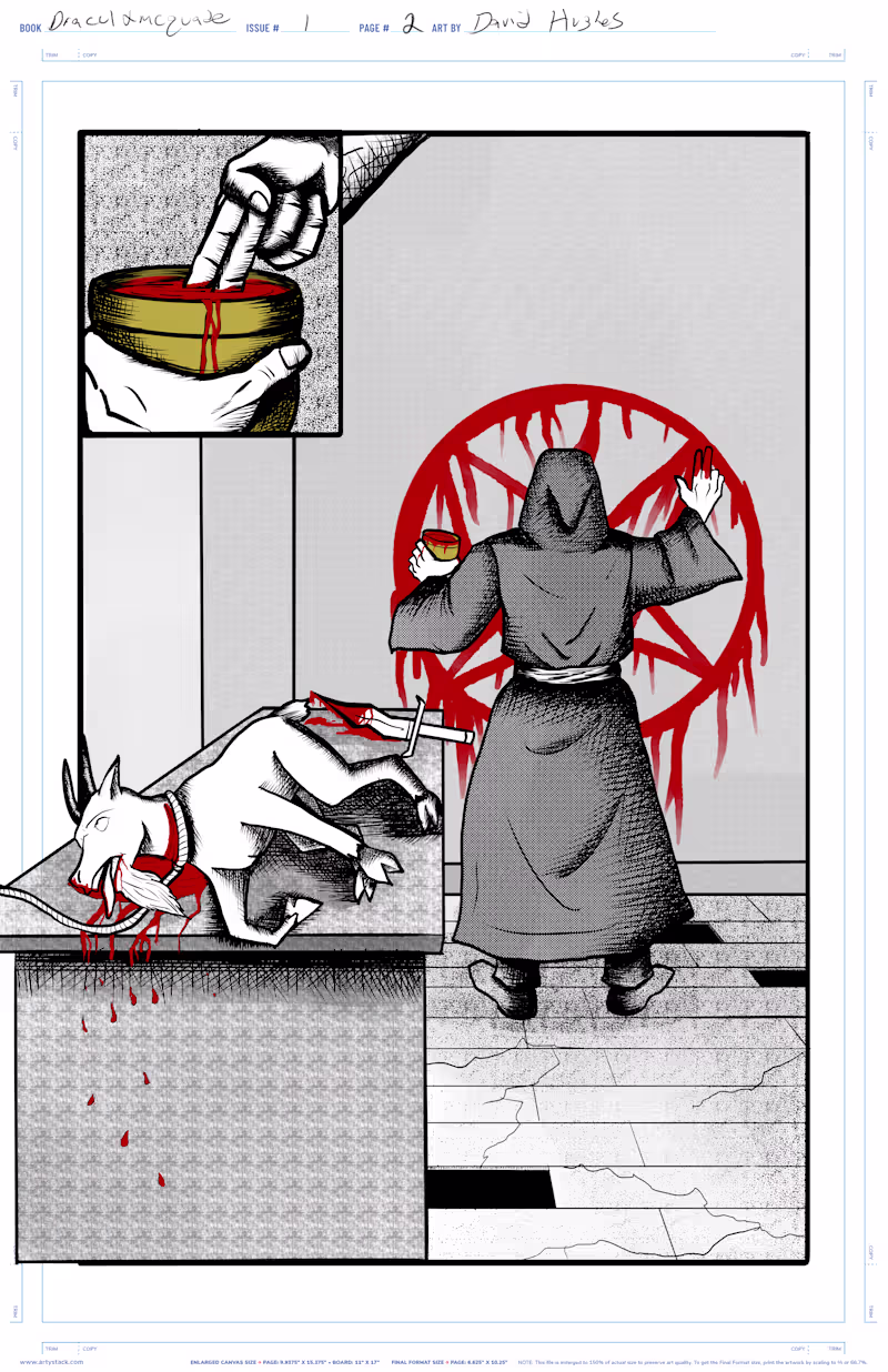 Cover image for Dracul and McQuade Pg 2