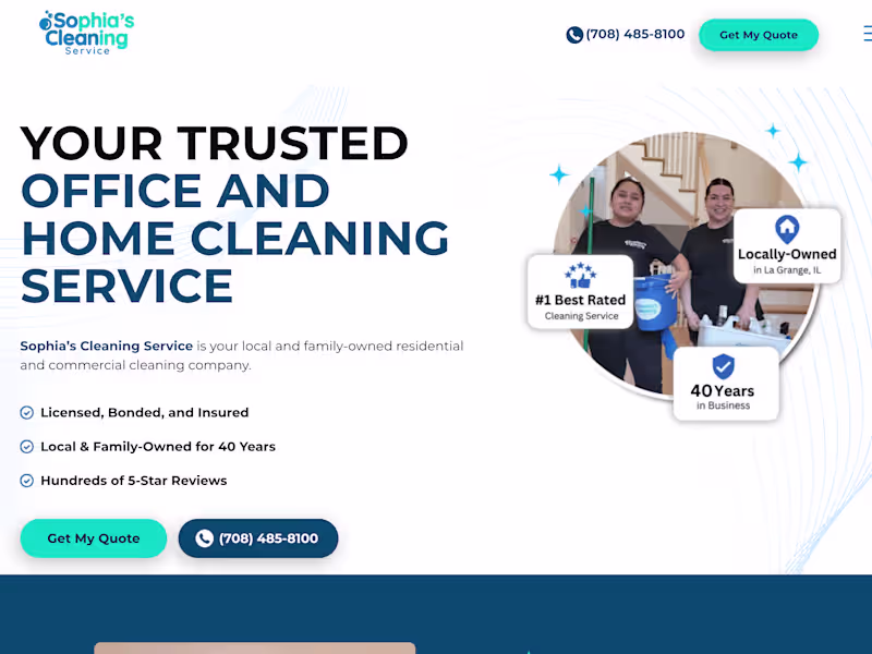 Cover image for Sophia’s Cleaning Service in La Grange, IL | Celebrating 40 Yea…