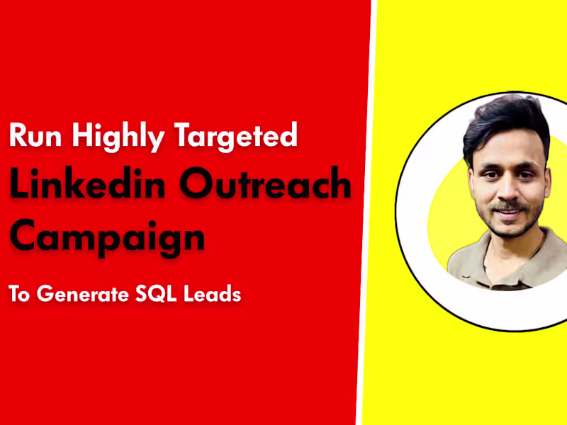 Cover image for Close High Ticket Leads With My Linkedin Outreach Campaign.