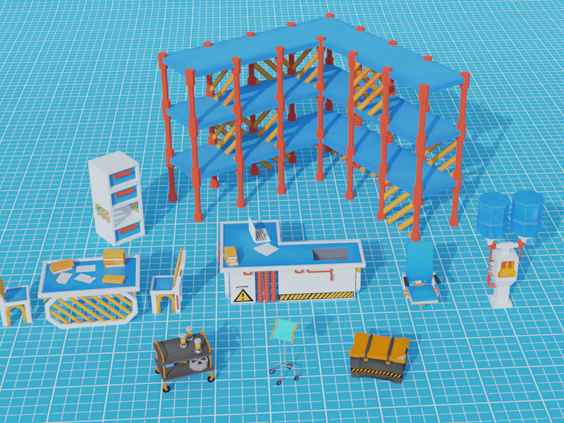 Cover image for 3D Props/Environment/Architecture for video games.