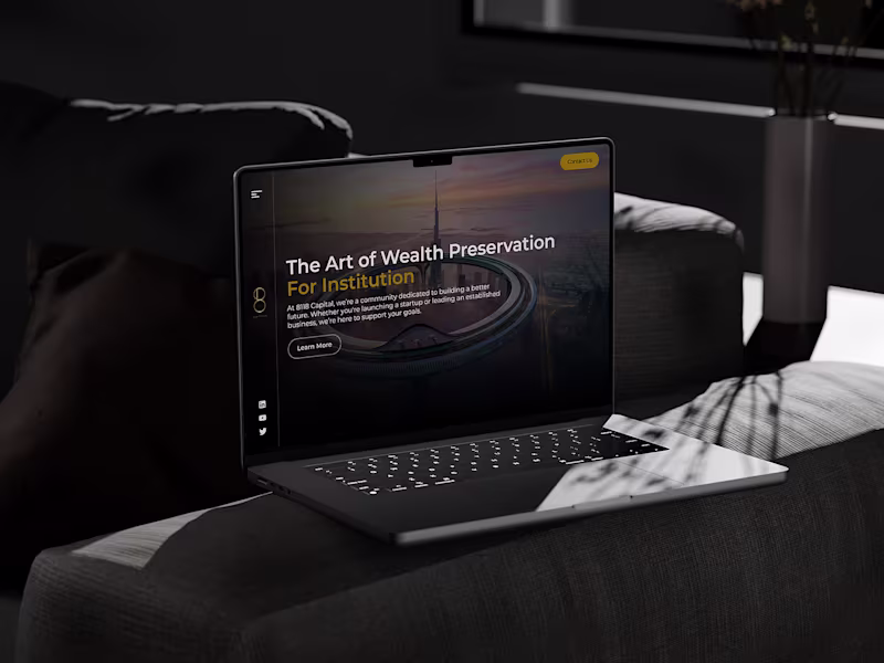 Cover image for Framer Website Design for Financial Platform