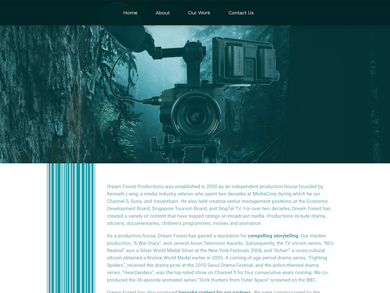 Cover image for Dream Forest Productions – Video production with an edge