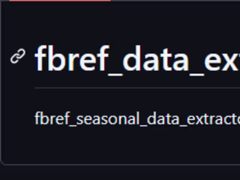 Cover image for fbref footable seasonal data scraping