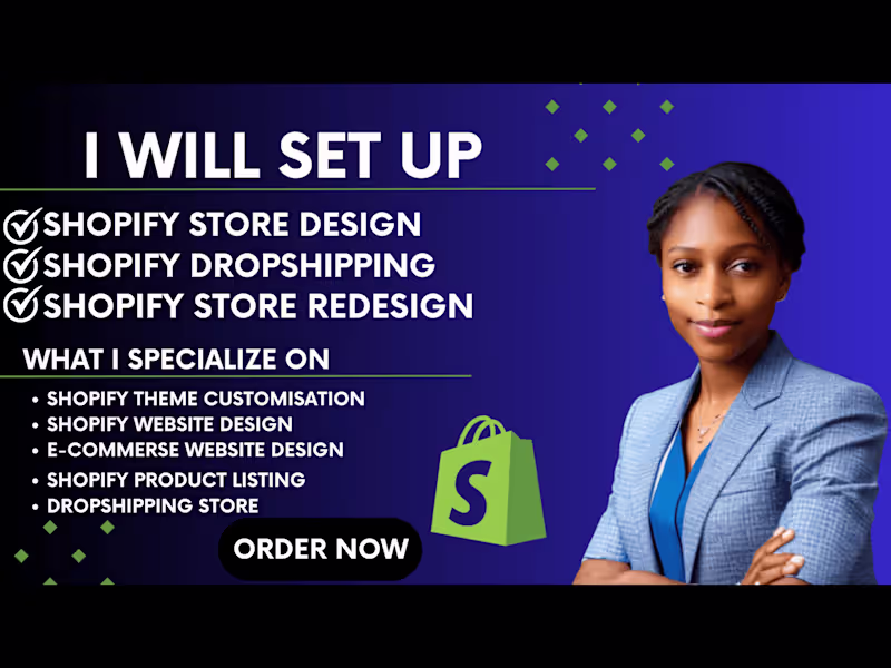 Cover image for Shopify Website Design/ Redesign
