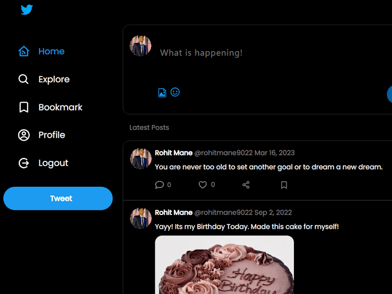 Cover image for Personal - Twitter Social-Media