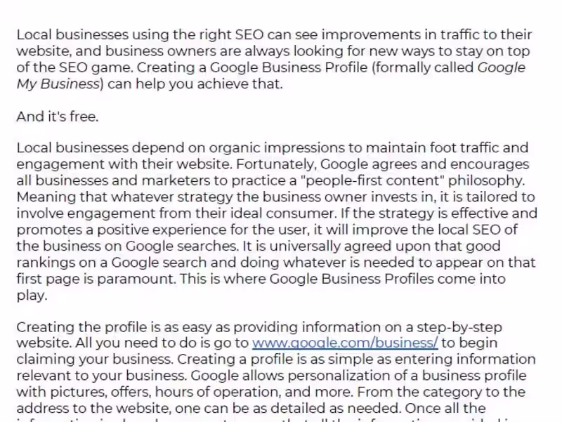Cover image for 500 Word SEO Blog Article