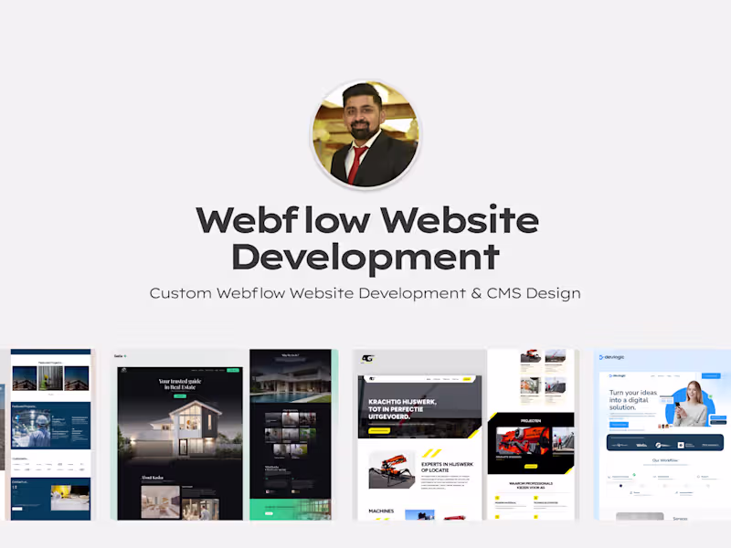 Cover image for Custom Webflow Website Development & CMS Design
