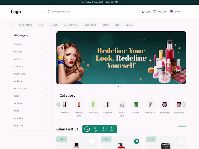 Cover image for Beauty & Wellness E-commerce Platform
