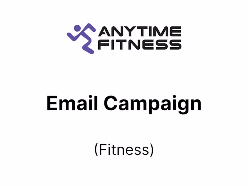 Cover image for Anytime Fitness Email Copy Improvements