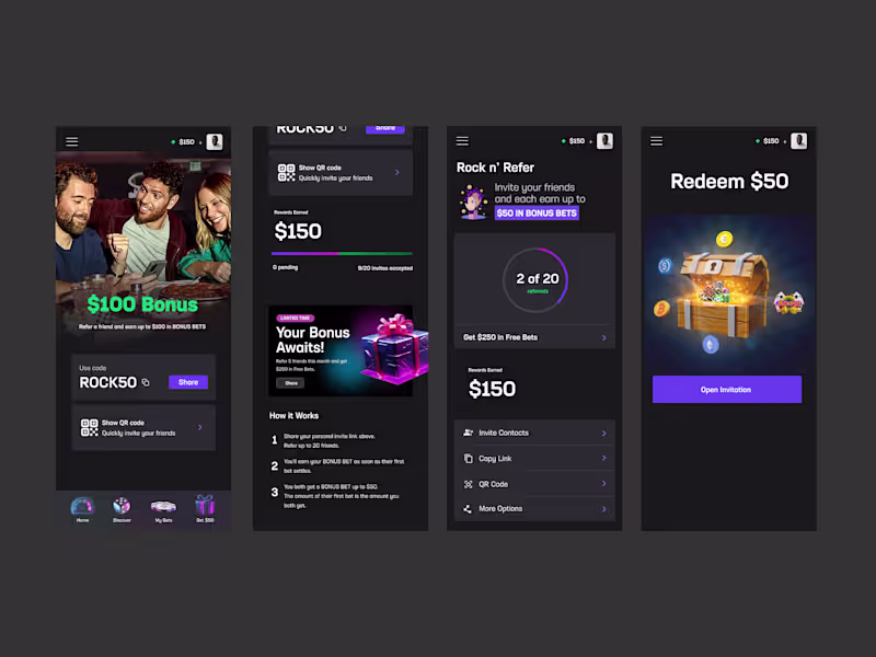 Cover image for Mobile App UI/UX for Gaming Casino
