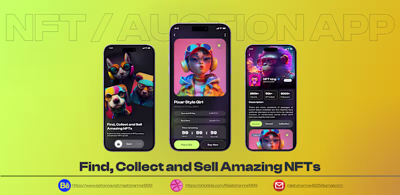 Cover image for NFT Auction App