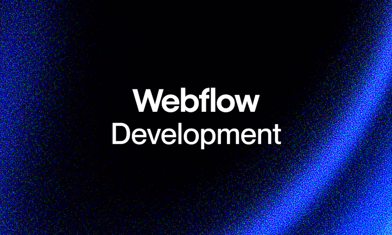 Cover image for Webflow Development | Figma to Webflow