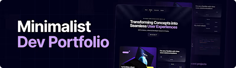 Cover image for Main Porfolio Site with Typecript and next js 14 