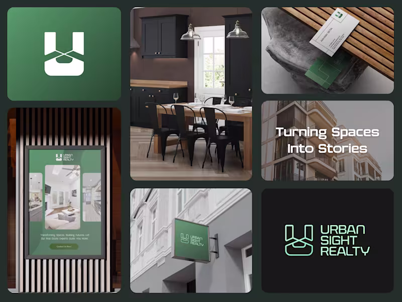 Cover image for Urban Sight Realty – Real Estate Branding & Identity Design