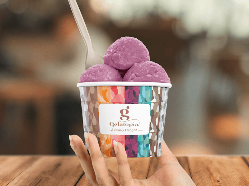 Cover image for Gelatopia - Artisanal Gelato Branding