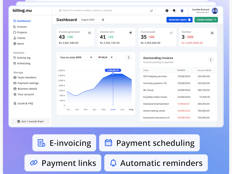 Cover image for Billing.mu - E-Invoicing platform