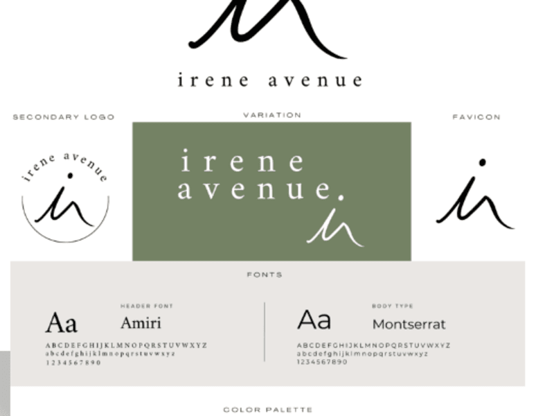 Cover image for Brand Design-Irene Avenue