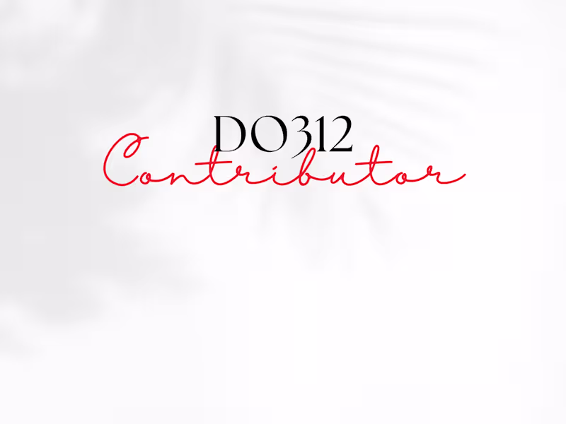 Cover image for Do312 Contributor
