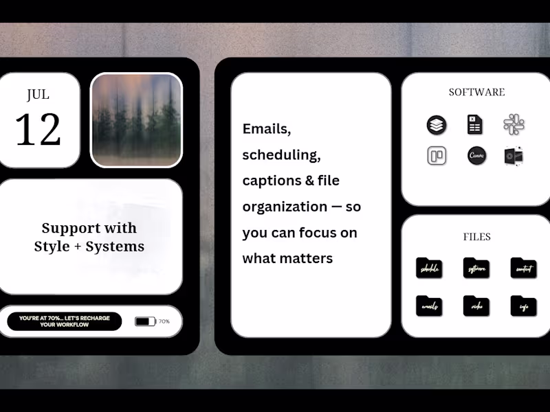 Cover image for Creative Admin & Virtual Assistant Support