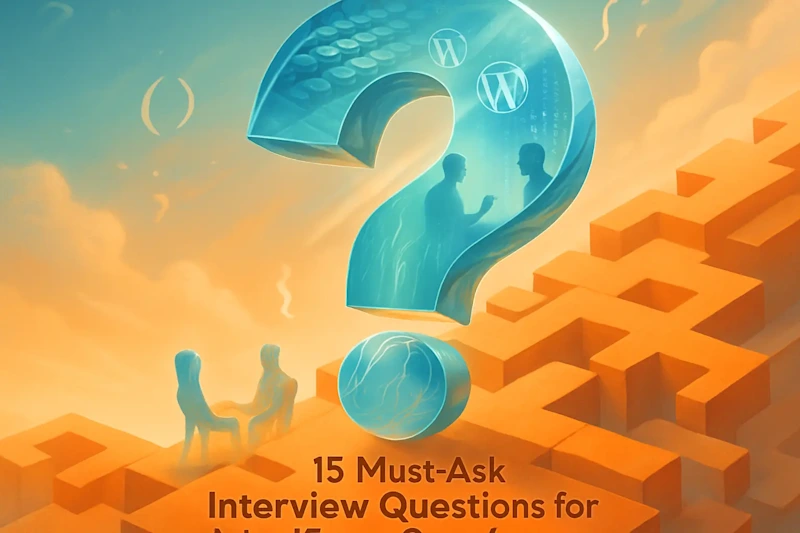 Cover image for 15 Must-Ask Interview Questions for WordPress Developers (and What to Look For)